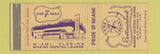 Matchbook Cover - 7 Seas Restaurant Miami FL