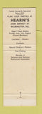 Matchbook Cover - Hearn's Restaurant Wilmington DE WEAR