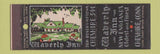 Matchbook Cover - Waverly Inn Cheshire CT feature low phone #