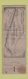 Matchbook Cover - Rippowam Grill Stamford CT deco WORN Full Length