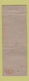 Matchbook Cover - Clock Ale Beer Waterbury CT UNIVERSAL LONG WORN