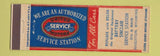 Matchbook Cover - Sinclair oil gas Riverton WY Delco Battery