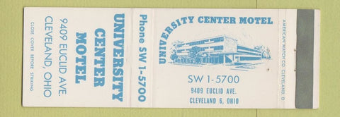 Matchbook Cover - University Center Motel Cleveland OH