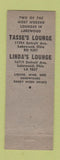 Matchbook Cover - Tasse's Lounge Linda's Lakewood OH