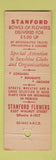 Matchbook Cover - Stanford Flowers Philadelphia PA