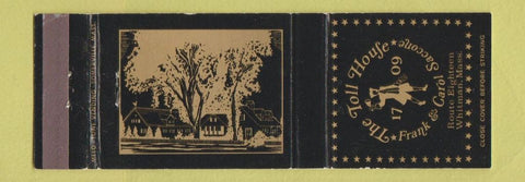 Matchbook Cover - The Toll House Whitman MA