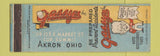 Matchbook Cover - Glassy's Auto Supply Akron OH