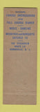 Matchbook Cover - Stockholm Swedish Smorgasbord Somerville NJ