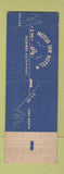 Matchbook Cover - Motor Inn Hotel Dallas TX Full Length