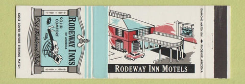 Matchbook Cover - Rodeway Inn Motels Phoenix AZ