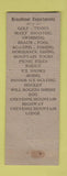 Matchbook Cover - Broadmoor Hotel Colorado Springs