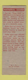 Matchbook Cover - National Guard Recruiting