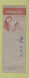 Matchbook Cover - 1951 Chevrolet Blake Gillen Hubbard TX low phone # WEAR