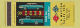Matchbook Cover - 1959 Chevrolet LG Maxton Angola IN low phone #