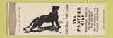 Matchbook Cover - Panther Club Racine WI WORN