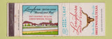 Matchbook Cover - Longhorn Motor Lodge Sweetwater TX