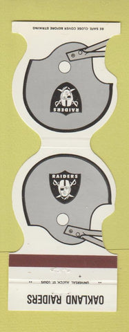 Matchbook Cover - Oakland Raiders Football 1980 RMS Convention