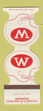 Matchbook Cover - Wisconsin Badgers Football 1977 Bank Delevan WI
