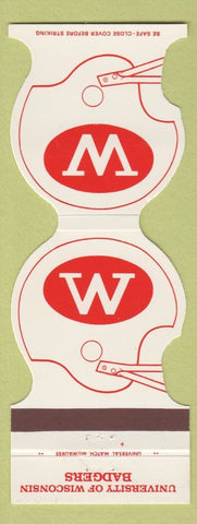 Matchbook Cover - Wisconsin Badgers Football 1979 Bank Prairie Du Sac WI