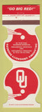 Matchbook Cover - Oklahoma Sooners Football 1983 Bank Bartlesville OK