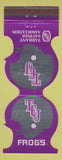 Matchbook Cover - TCU Horned Frogs Football 1978 Tarrant Savings