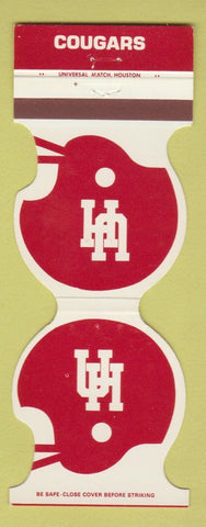Matchbook Cover - Houston Cougars Football 1981 Book Store WEAR