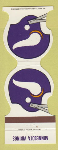 Matchbook Cover - Minnesota Vikings Football 1979 Bank Brainerd MN