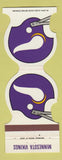 Matchbook Cover - Minnesota Vikings Football 1979 City County Credit Union