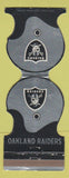 Matchbook Cover - Oakland Raiders Football 1972 KNBR Radio