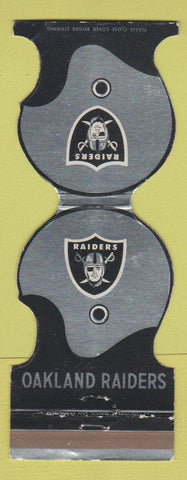 Matchbook Cover - Oakland Raiders Football 1972 KNBR Radio