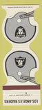 Matchbook Cover - Los Angeles Raiders Football 1984 F&A Credit Union Los Angeles