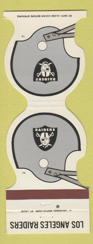 Matchbook Cover - Los Angeles Raiders Football 1984 F&A Credit Union Los Angeles