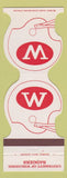 Matchbook Cover - Wisconsin Badgers FB 1982 Wisconsin Club Janesville WI