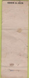 Matchbook Cover - The Rose Bowl Rosemount MN girlie POOR