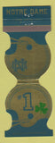 Matchbook Cover - Notre Dame Irish Football 1986 Summit Club South Bend IN