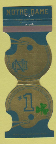 Matchbook Cover - Notre Dame Irish Football 1986 Summit Club South Bend IN