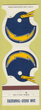Matchbook Cover - San Diego Chargers Football 1984 Overite Trucking