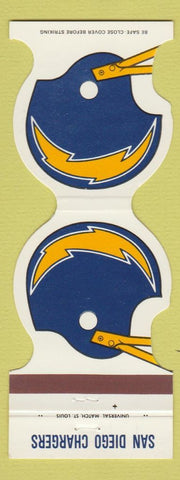 Matchbook Cover - San Diego Chargers Football 1980