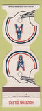 Matchbook Cover - Houston Oilers Football 1980 Best Little Steak House TX