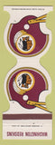 Matchbook Cover - Washington Redskins Football 1984 Richmond VA Muni CU