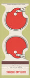 Matchbook Cover - Cleveland Browns Football 1983 Central Trust