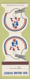 Matchbook Cover - New England Patriots Football 1981 Bull & Finch Beacon Hill MA