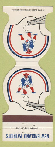 Matchbook Cover - New England Patriots Football 1980 Gloucester MA COOP Bank