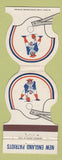 Matchbook Cover - New England Patriots Football 1980 Discount Tires