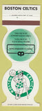 Matchbook Cover - Boston Celtics 1981 Ware COOP Bank WEAR