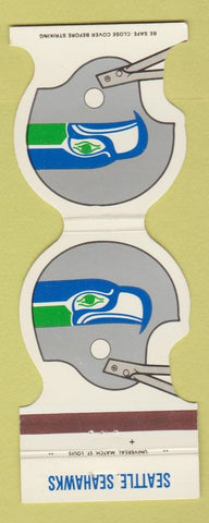 Matchbook Cover - Seattle Seahawks Football 1980 1st Federal Savings Longview WA