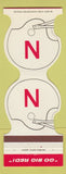 Matchbook Cover - Nebraska Cornhuskers 1982 The Cellar Lincoln NE