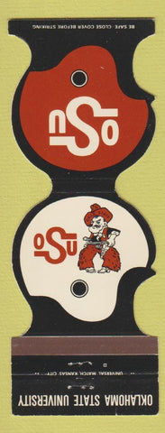 Matchbook Cover - Oklahoma State Cowboys Football 1975 Sooner Supplies