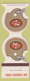 Matchbook Cover - San Francisco 49ers Football 1983 Habenicht Howlett Glass CA