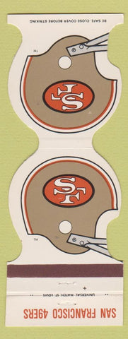 Matchbook Cover - San Francisco 49ers Football 1983 Habenicht Howlett Glass CA